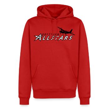 Gryttjom Allstars - Sweat à capuche Premium bio Homme - rouge - Devant - Nico (187cm)