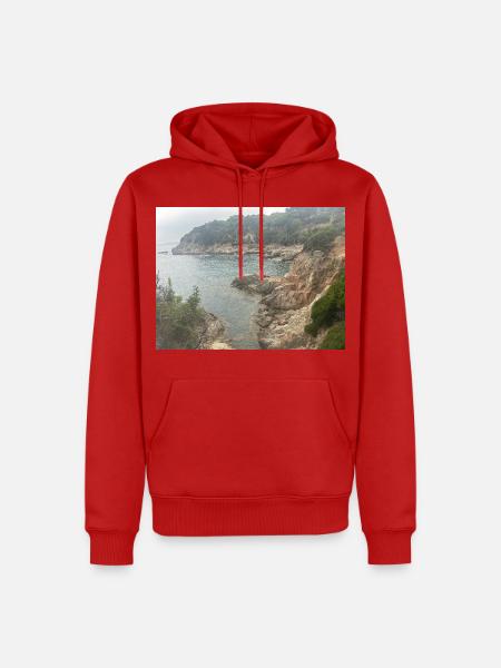 IMG_9562mar - Männer Premium Bio Hoodie - Rot