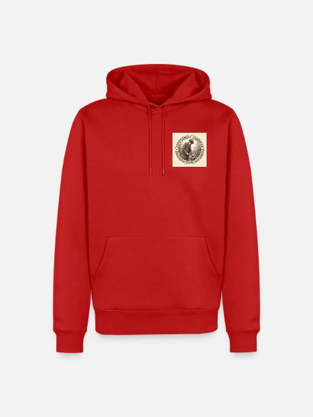 Gentleman Gardener - Men’s Premium Organic Hoodie - red