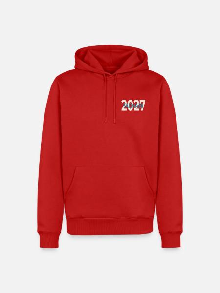Fachabitur 2027 Fachabi - Männer Premium Bio Hoodie - Rot