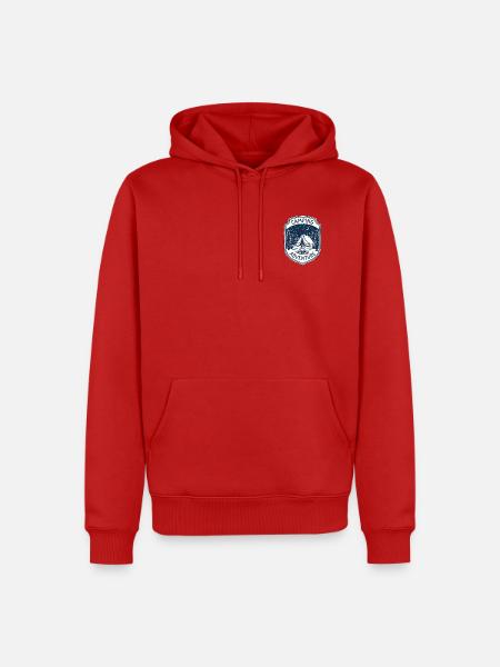 Camping Adventure - Männer Premium Bio Hoodie - Rot