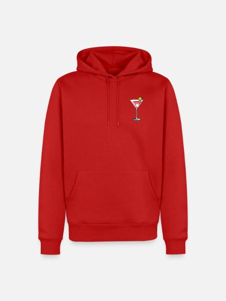 Pornstar - Männer Premium Bio Hoodie - Rot