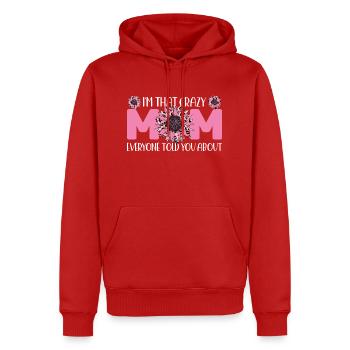 mother mum mom mum Geschenk - Männer Premium Bio Hoodie - Rot - Vorne - Nico (187cm)