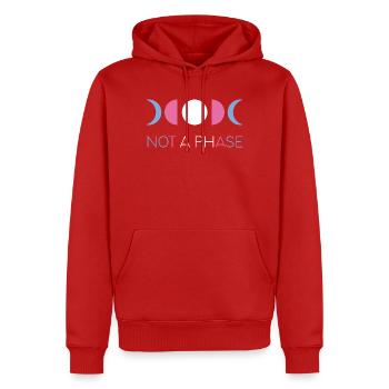 LGBTQ Pride Month - Keine Phase - Transgender - Männer Premium Bio Hoodie - Rot - Vorne - Nico (187cm)