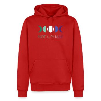 LGBTQ Pride Month - Keine Phase - Schwule - Männer Premium Bio Hoodie - Rot - Vorne - Nico (187cm)