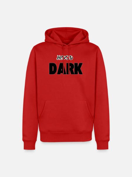 Mood: Dark - Men’s Premium Organic Hoodie - red