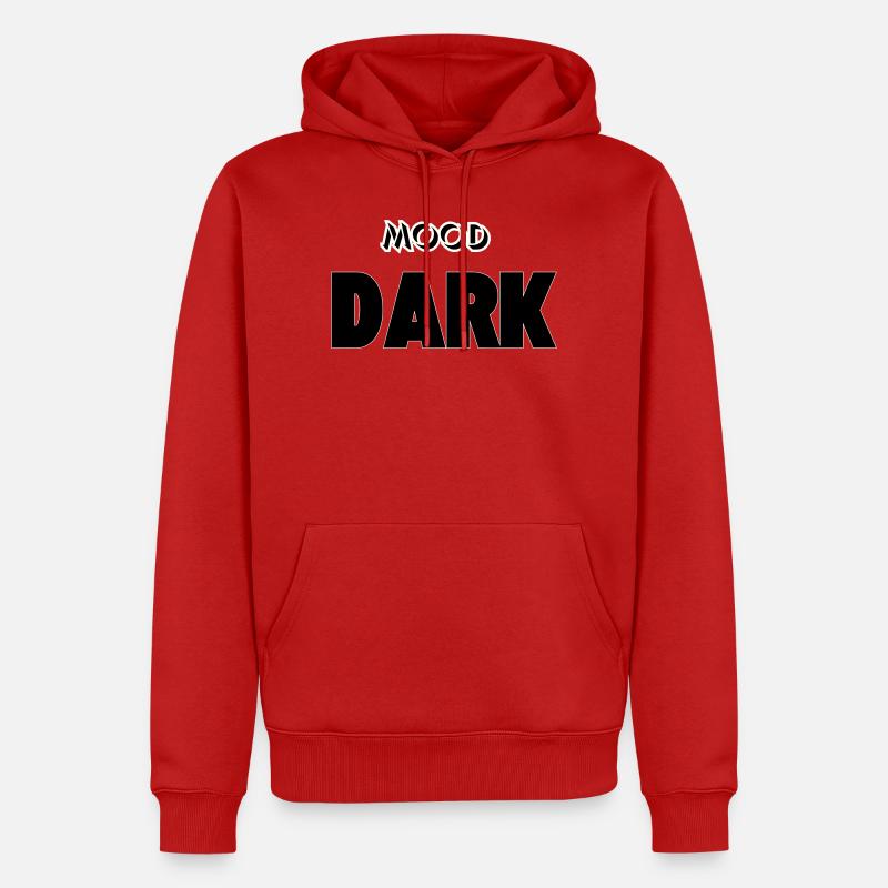 Stimmung: Dunkel - Männer Premium Bio Hoodie - Rot