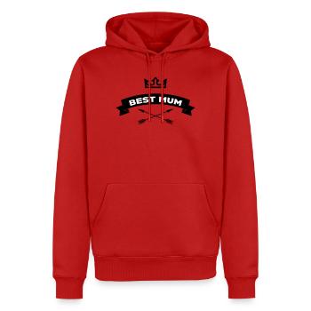 Beste Mama - Muttertag - Männer Premium Bio Hoodie - Rot - Vorne - Nico (187cm)