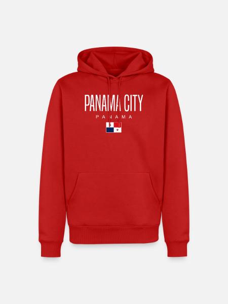 Panama Stadt Panama Panamaer - Männer Premium Bio Hoodie - Rot