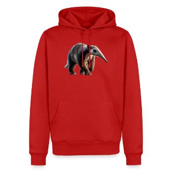 Fourmilier Tamandua Fourmilier Grands fourmiliers - Sweat à capuche Premium bio Homme - rouge - Devant - Nico (187cm)