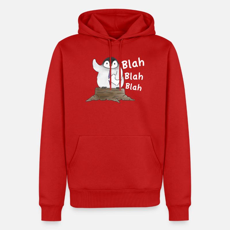 Discours du Pinguin-Rede du Pingouin - Sweat à capuche Premium bio Homme - rouge