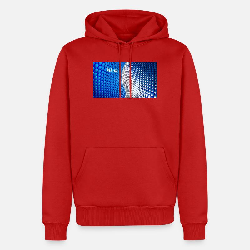 Sommaire de Cobalt Bubblewave - Sweat à capuche Premium bio Homme - rouge