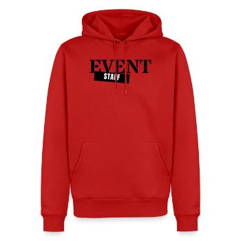 Event Staff - Crew Personnel Event Team - Men’s Premium Organic Hoodie - red - Front - Nico (187cm)