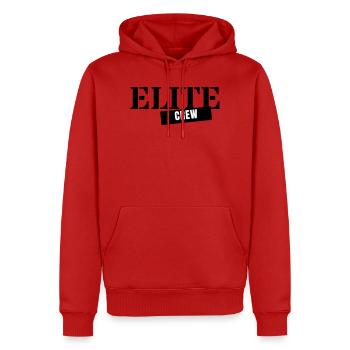 Elite Crew - Team Gruppe Party Squad Member - Männer Premium Bio Hoodie - Rot - Vorne - Nico (187cm)
