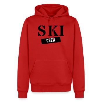 Ski Crew - Skifahrer Skiurlaub Aprés Ski Piste - Männer Premium Bio Hoodie - Rot - Vorne - Nico (187cm)