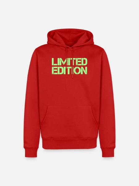 Limited Edition - Männer Premium Bio Hoodie - Rot