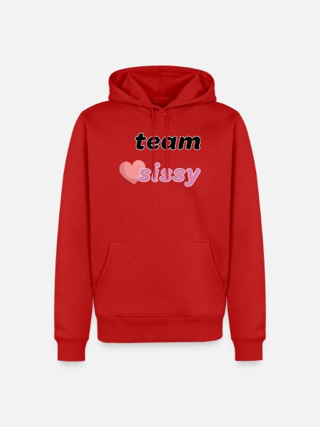 Team, Liebling, Liebling - Männer Premium Bio Hoodie - Rot