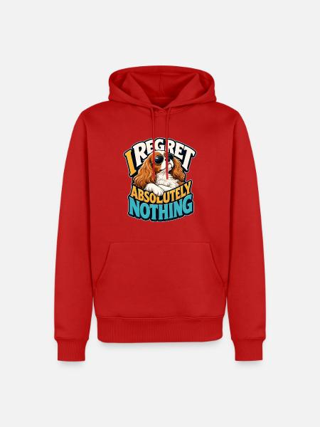Kavallerier King Charles Spaniel - Männer Premium Bio Hoodie - Rot