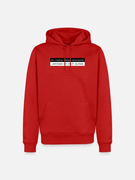 Bright moments - Men’s Premium Organic Hoodie - red