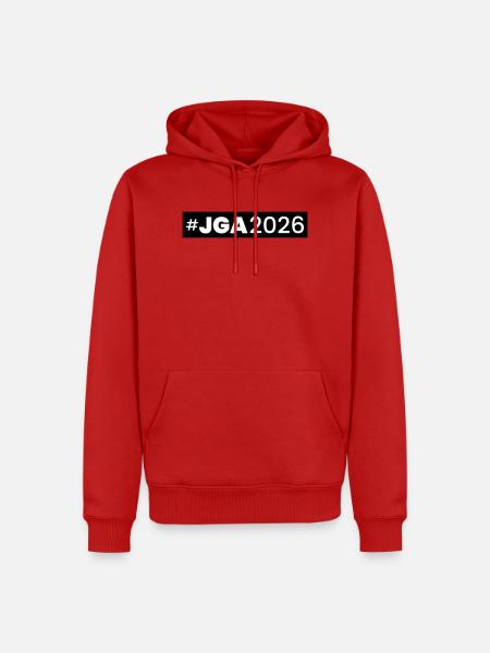 Jga 2026 Bachelor Party - Men’s Premium Organic Hoodie - red