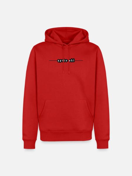 Après-ski - Men’s Premium Organic Hoodie - red