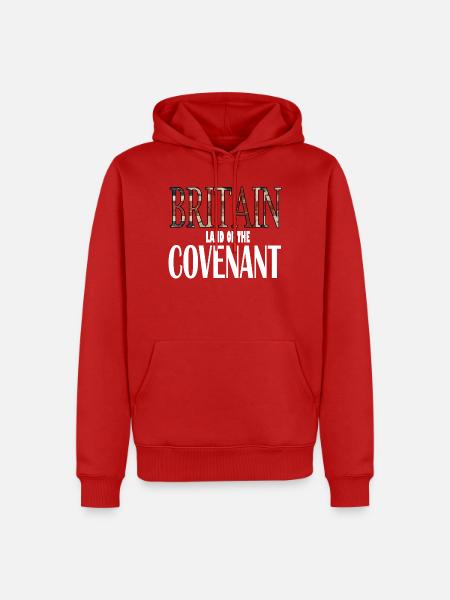 Convenant White - Männer Premium Bio Hoodie - Rot