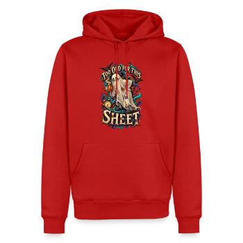 Zu Alt Für Diesen Spuk Geist - Männer Premium Bio Hoodie - Rot - Vorne - Nico (187cm)