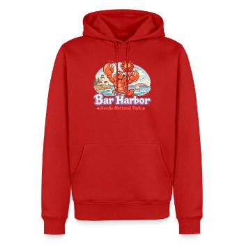 Bar Harbor, Acadia-Nationalpark – Besuchen Sie Aca - Männer Premium Bio Hoodie - Rot - Vorne - Nico (187cm)