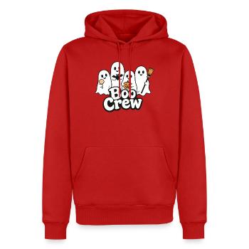 Boo Crew Halloween Geister - Männer Premium Bio Hoodie - Rot - Vorne - Nico (187cm)