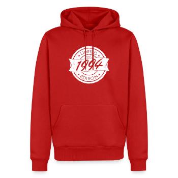 Limited Edition 1994 is - Sweat à capuche Premium bio Homme - rouge - Devant - Nico (187cm)