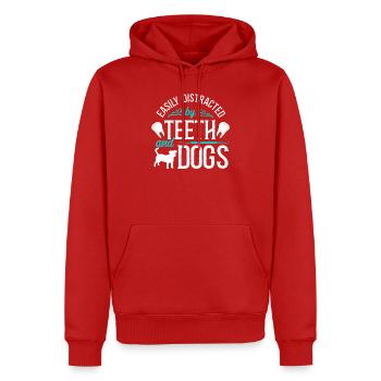 Dentist Dental Assistant Hygienist - Männer Premium Bio Hoodie - Rot - Vorne - Nico (187cm)
