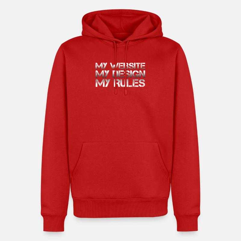 Web Entwickler Webdeveloper Web-Entwickler - Männer Premium Bio Hoodie - Rot