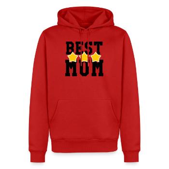 Beste Mama - Muttertag - Männer Premium Bio Hoodie - Rot - Vorne - Nico (187cm)