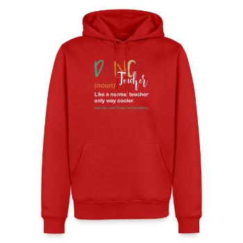 Tanzlehrer - Männer Premium Bio Hoodie - Rot - Vorne - Nico (187cm)