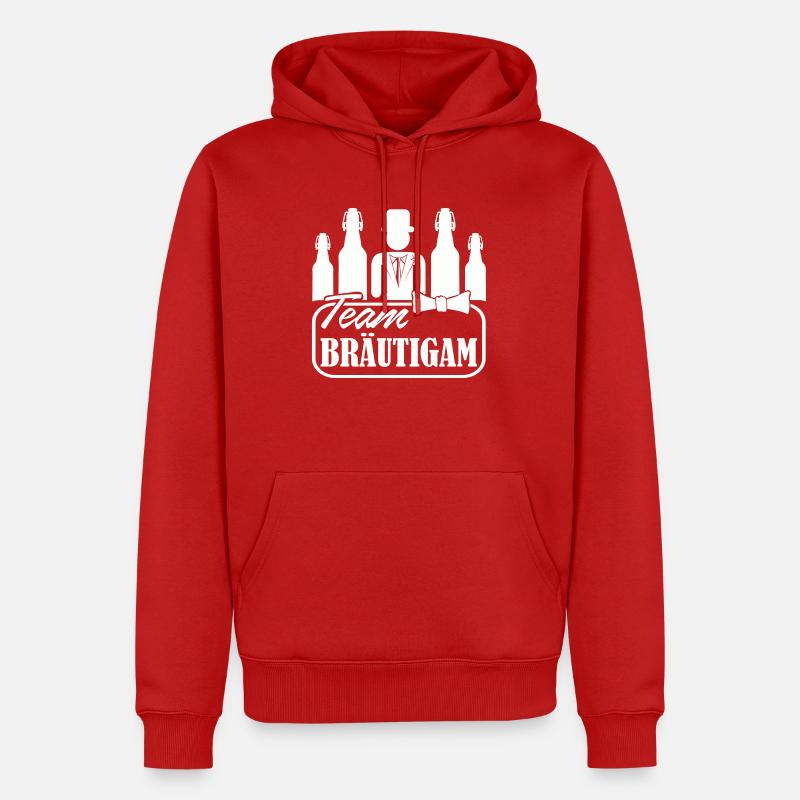 team braeutigam jga - Männer Premium Bio Hoodie - Rot