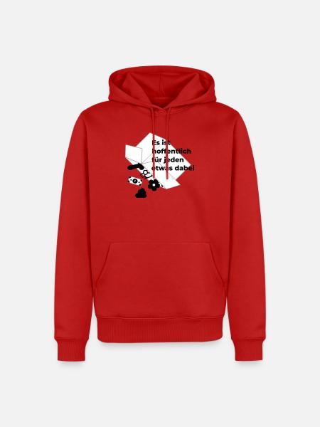 für jeden etwas dabei - Männer Premium Bio Hoodie - Rot