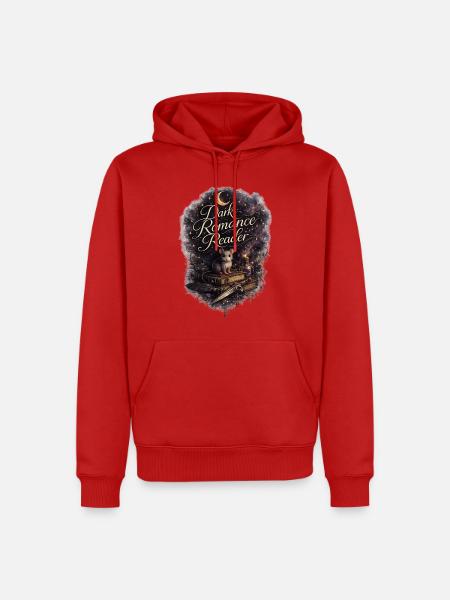 Dark Romance Reader - Männer Premium Bio Hoodie - Rot