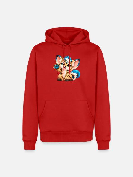 Wenuma - Männer Premium Bio Hoodie - Rot