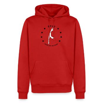 Sylt - Insel Nordsee Maritim Watt Meer - Männer Premium Bio Hoodie - Rot - Vorne - Nico (187cm)