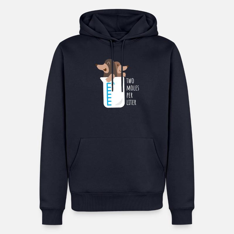 2 Moles Per Liter - Männer Premium Bio Hoodie - Navy