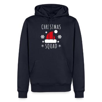 Christmas Squad - Männer Premium Bio Hoodie - Navy - Vorne - Nico (187cm)