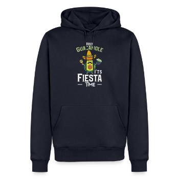 Holy Guacamole It's Fiesta Time - Guacamole - Männer Premium Bio Hoodie - Navy - Vorne - Nico (187cm)