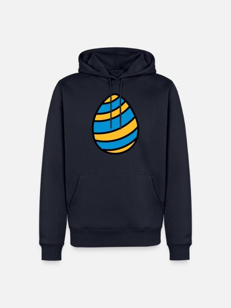 Osterei Easter Egg Ostern Geschenkidee - Männer Premium Bio Hoodie - Navy