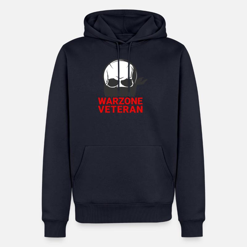 Warzone Vétéran COD - Sweat à capuche Premium bio Homme - bleu marine