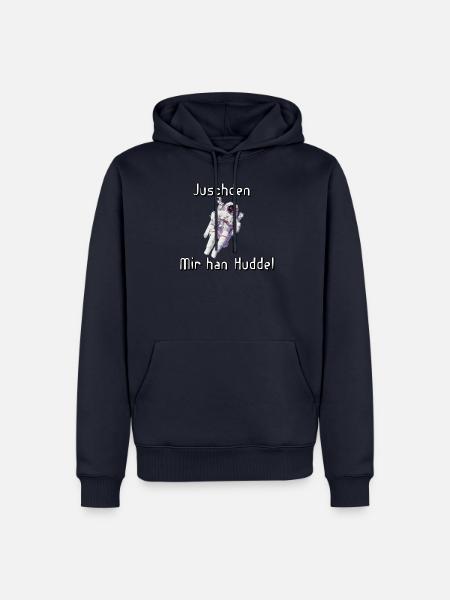 Saarland Sprüche - Juschden mir han Huddel Saar - Männer Premium Bio Hoodie - Navy
