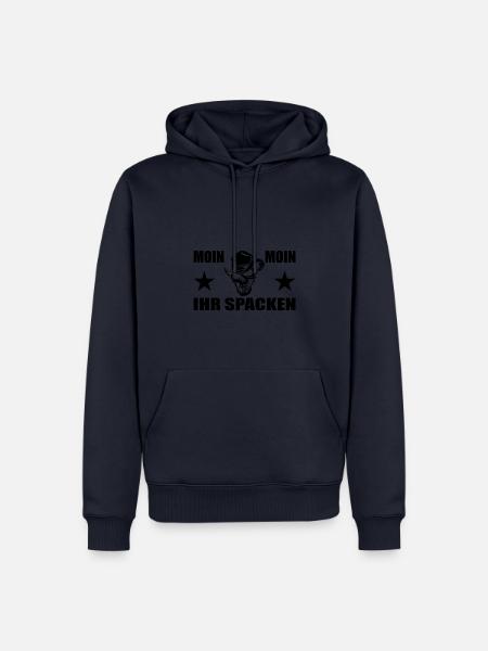Moin - Männer Premium Bio Hoodie - Navy