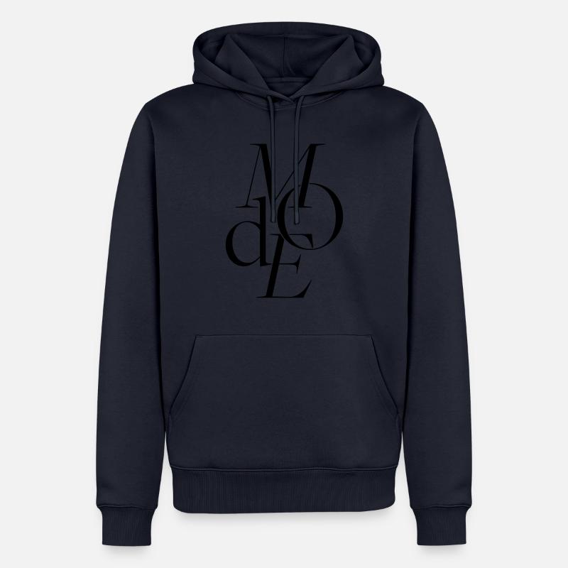 Mode - Männer Premium Bio Hoodie - Navy