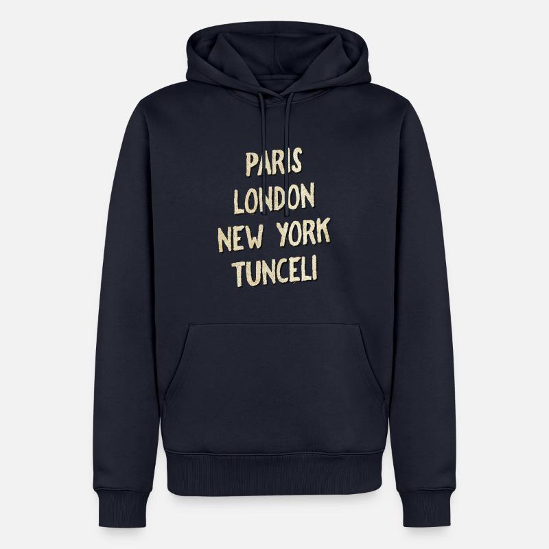Tunceli - Männer Premium Bio Hoodie - Navy
