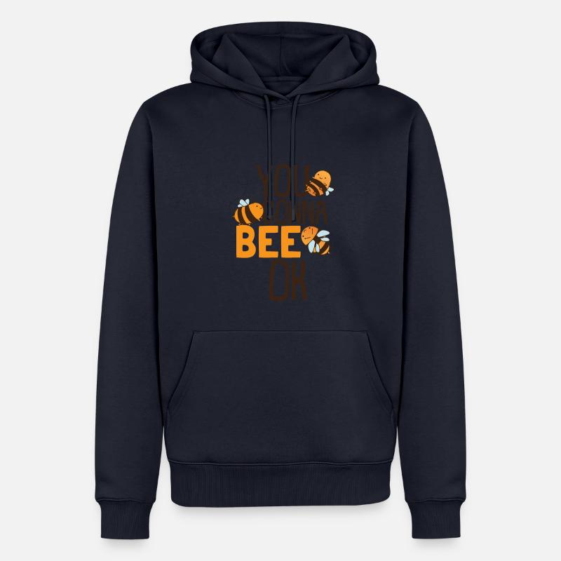 Bee Kids Bumblebee Abeille - Sweat à capuche Premium bio Homme - bleu marine