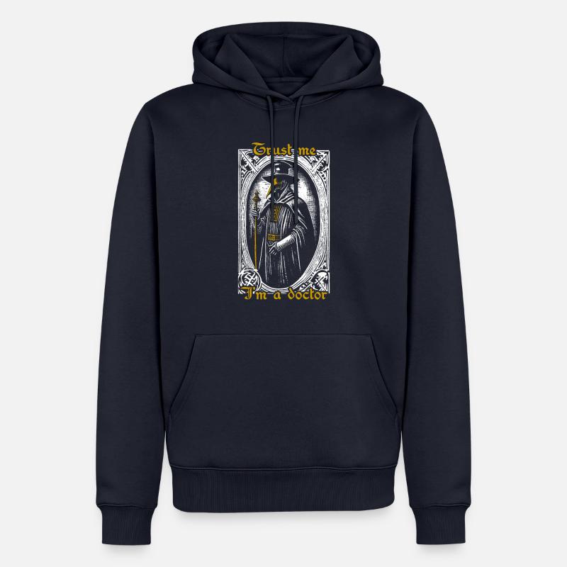 Croyez-moi, je suis médecin - Sweat à capuche Premium bio Homme - bleu marine